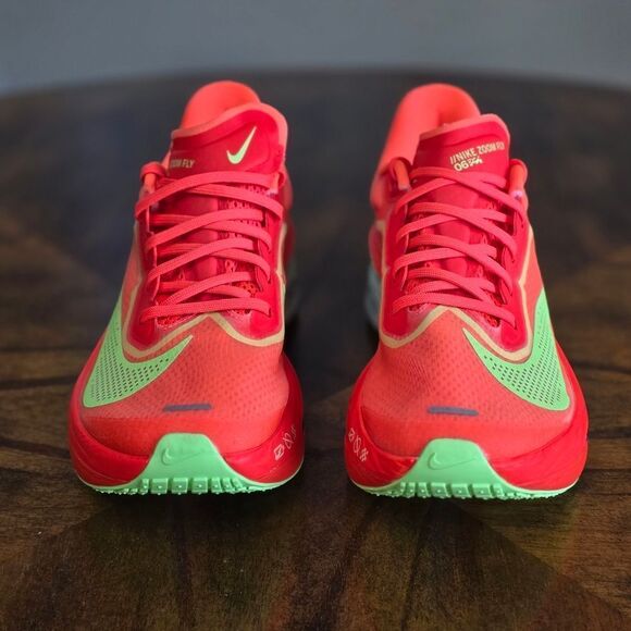 Nike Zoom Fly 6 Bright Crimson Lime Blast Running Shoes LE FN8455-601 Women’s 7 - Picture 4 of 16